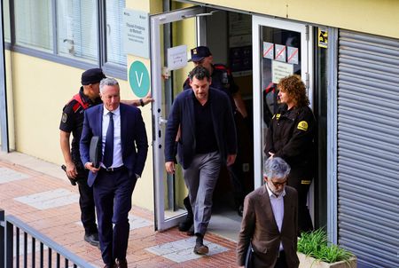 FILE PHOTO: Jonathan Andic leaves the courthouse after posting bail