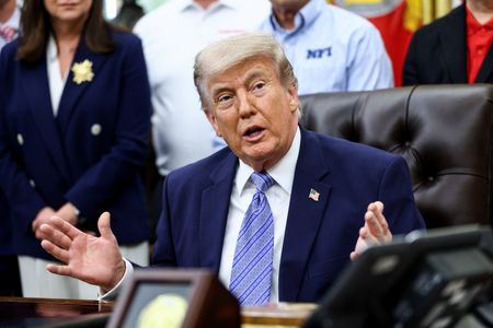 U.S. President Trump and EPA Administrator Zeldin make an announcement