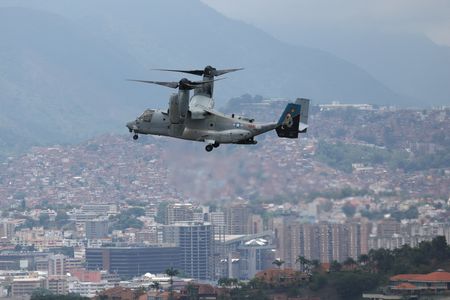 U.S. conducts military exercise, in Caracas