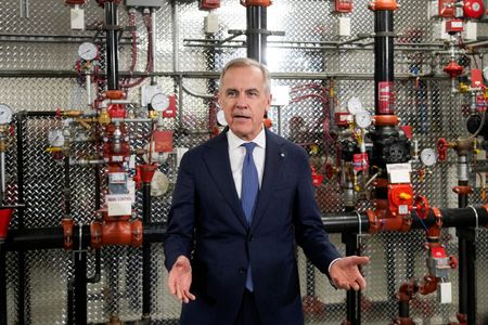 Canada's PM Carney meets skilled trades workers at United Association