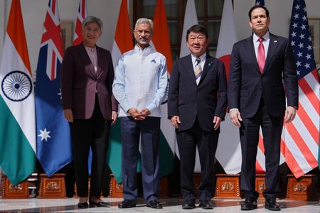 Quad ministerial meeting at Hyderabad House in New Delhi
