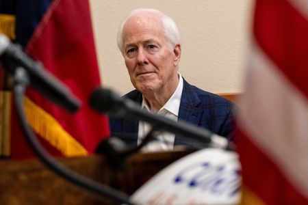 U.S. Senator John Cornyn (R-TX) campaigns for re-election in Schertz,