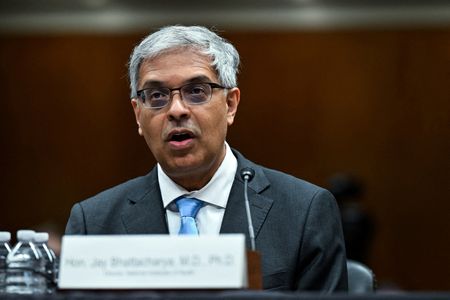 U.S. National Institutes of Health (NIH) Director Jay Bhattacharya testifies
