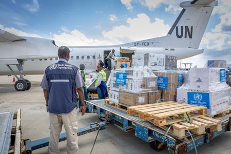 WHO sends 4.7 tonnes of health supplies to ebola-struck Congo