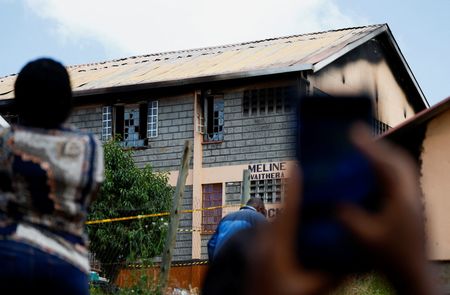 Kenya school fire in Gilgil