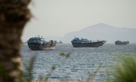 FILE PHOTO: Vessels carrying Middle East oil, LNG exit Hormuz,