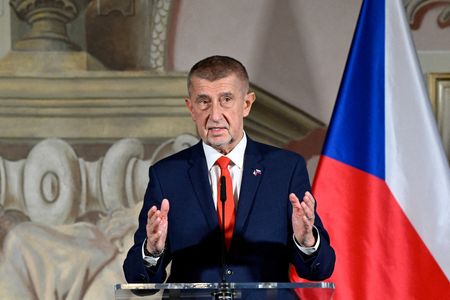 FILE PHOTO: Czech Prime Minister Andrej Babis in Studenka, Czech