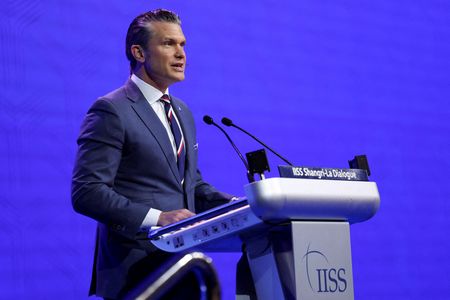 U.S. Secretary of Defense Hegseth delivers speech at Asia security
