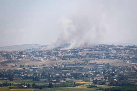 Smoke rises in Lebanon