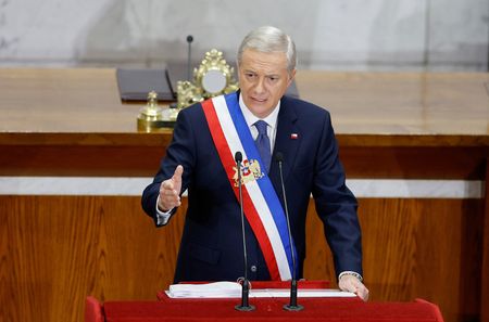 Chile's president Jose Antonio Kast delivers his first annual speech