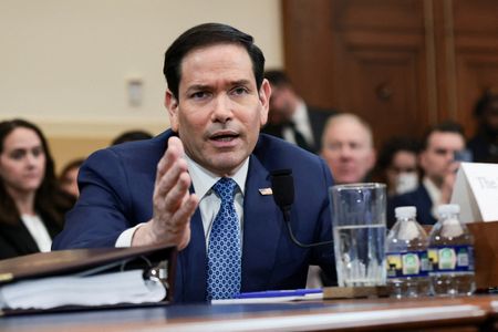 FILE PHOTO: U.S. Secretary of State Rubio testifies at a