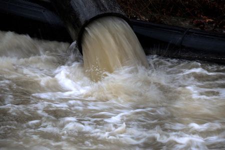 FILE PHOTO: Sewage is diverted into the C&O Canal in