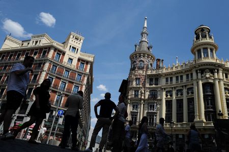 Spring heatwave in Madrid