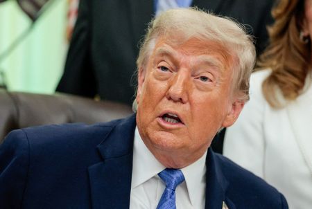FILE PHOTO: U.S. President Trump signs the Secure America Act