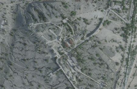 A satellite image of Kharg Island, before U.S. strikes