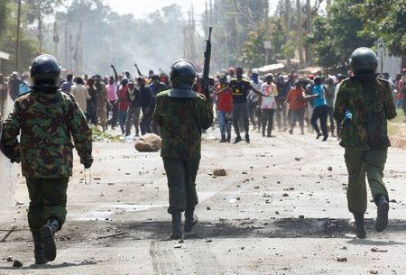 FILE PHOTO: Kenya protest against U.S.-backed Ebola quarantine plan