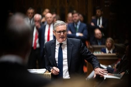 Prime Minister's Questions at the House of Commons in London