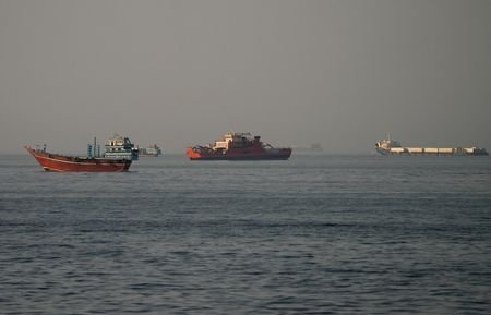Vessels at the Strait of Hormuz