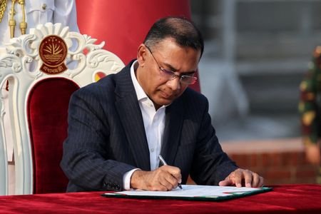 Tarique Rahman is sworn in as the next Prime Minister