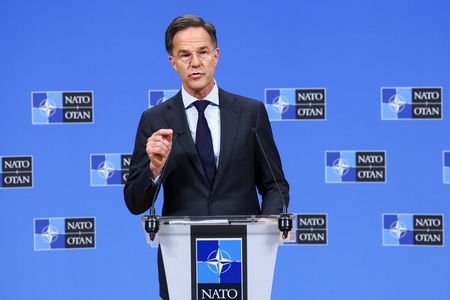 NATO Secretary General Mark Rutte holds a press conference ahead