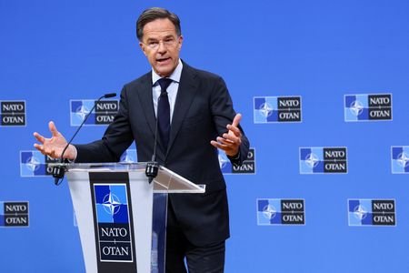NATO Secretary General Mark Rutte holds a press conference ahead