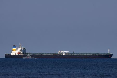 FILE PHOTO: France diverts Russia-linked tanker to Marseille-Fos in Mediterranean
