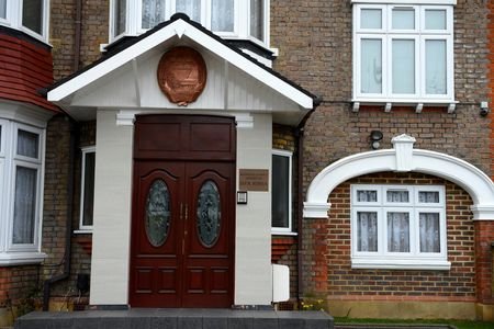FILE PHOTO: North Korea's embassy to the United Kingdom is