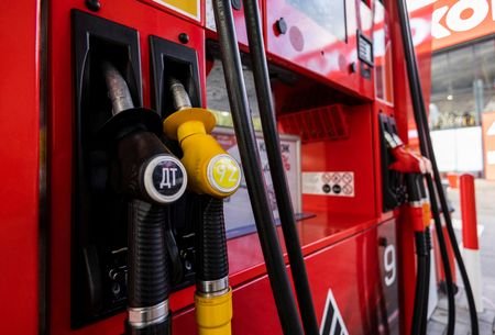 Neftmagistral fuel station in Moscow
