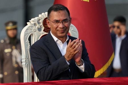 FILE PHOTO: Tarique Rahman is sworn in as the next