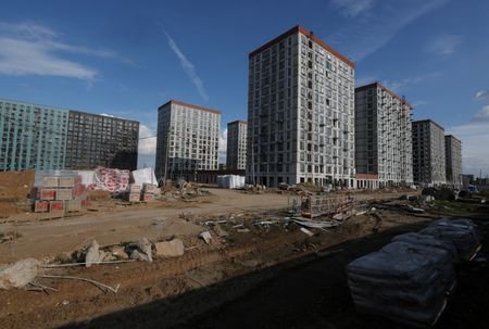 Ostafyevo housing complex under construction in Moscow