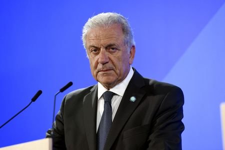 European Commissioner for Migration and Home Affairs Dimitris Avramopoulos attends