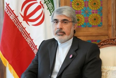 Iranian ambassador to the U.N. in Geneva, Ali Bahreini attends
