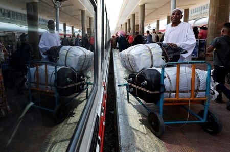 FILE PHOTO: Displaced Sudanese head home from Egypt as a