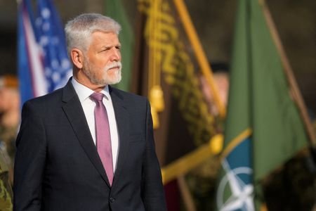 Czech President Petr Pavel visits NATO eFP brigade Latvia