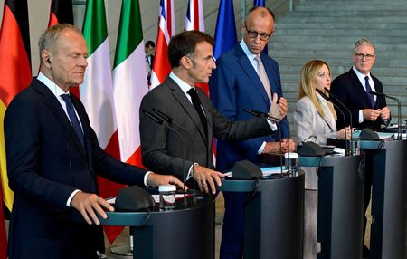 German Chancellor Merz hosts E5 heads of state and government