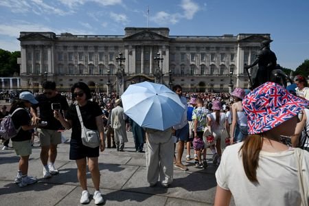 Buckingham Palace after it was announced that King Charles will
