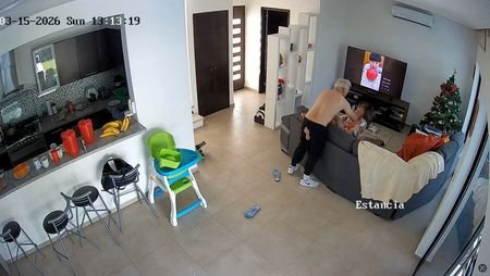 A screengrab from surveillance camera video appears to show former