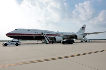 The new Air Force One, a plane gifted by the