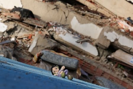 Aftermath of earthquakes in La Guaira