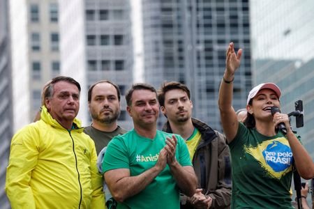 Demonstration against former Brazilian President Jair Bolsonaro's judicial process in