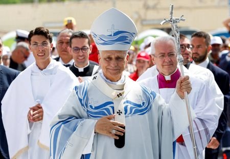 Pope Leo visits the Italian island of Lampedusa