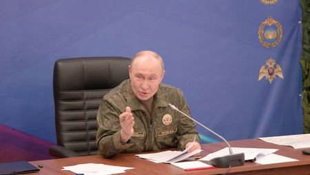 Russia's President Putin visits armed forces' command post amid Russia-Ukraine