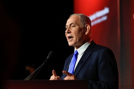 Israeli PM Netanyahu attends JNS International Policy Summit in Jerusalem
