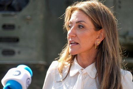 FILE PHOTO: Dutch Defence Minister Dilan Yesilgoz is seen in