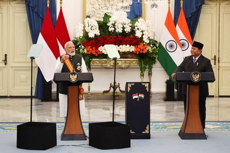 Indian Prime Minister Narendra Modi meets Indonesian President in Jakarta