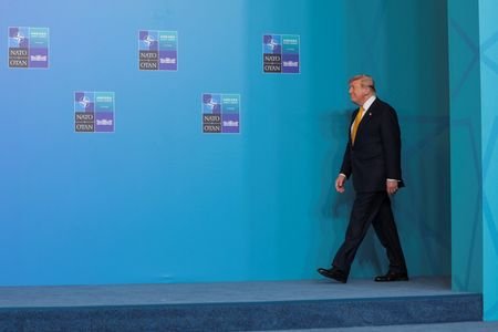 U.S. President Donald Trump attends the NATO summit in Ankara
