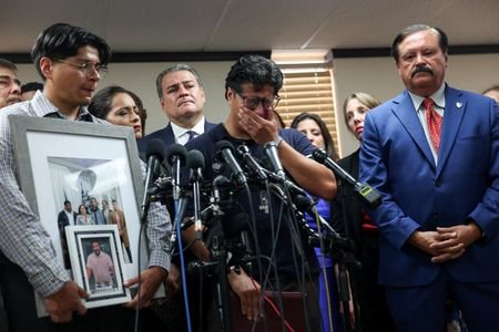Family hold press conference after ICE agent kills Mexican motorist