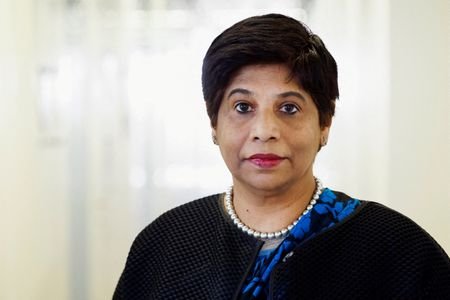 FILE PHOTO: ICC Deputy Prosecutor, Nazhat Shameem Khan poses after