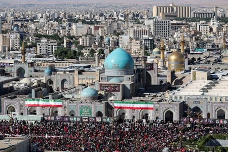 Burial of Iran's late Supreme Leader Ayatollah Ali Khamenei in