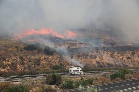 Wildfire in Almeria